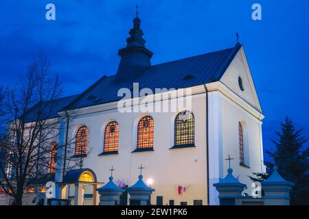 Mother of God Church in Rzeszow. Rzeszow, Subcarpathia, Poland. Stock Photo
