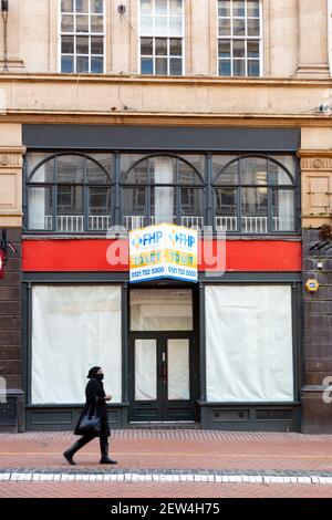 Closed down shop retail, UK 2021 Stock Photo