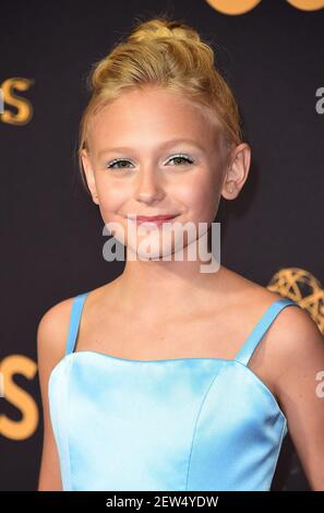 Alyvia Alyn Lind arrives at the 69th Primetime Emmy Awards on Sunday