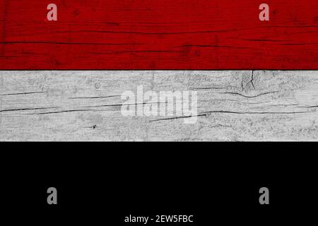 Flag of Yemen Wooden texture of the flag of Yemen Stock Photo - Alamy
