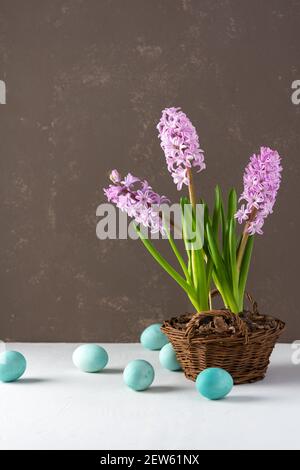 Eggs and bulbs on white background, close up Stock Photo - Alamy