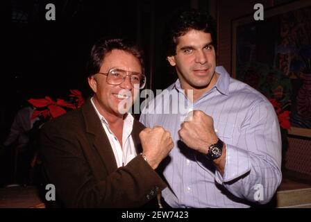 Bill Bixby and Lou Ferrigno 1991 Credit: Ralph Dominguez/MediaPunch Stock Photo