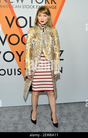 Lea Seydoux attends the Louis Vuitton Womenswear SS24 show during