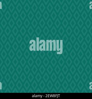 Seamless pattern with blue and turquoise rhombus. Ethnic symmetric background. modern pattern. Geometric seamless texture. Mosaic plaid. Checkered vec Stock Vector