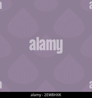 Seamless background with striped drops on purple background. Abstract pattern. Vector illustration. wallpaper. Stock Vector
