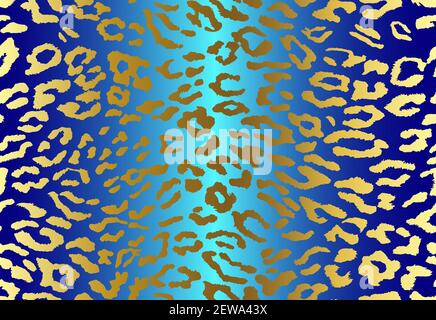 Leopard background. Seamless pattern.Animal print. Cheetah print. Vector illustration Stock Vector