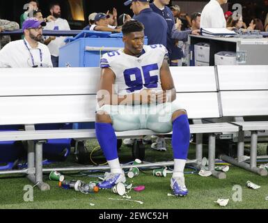 Jun 12, 2018: Dallas Cowboys defensive tackle David Irving #95 works out  lightly with the team during mandatory training camp at The Star in Frisco,  TX Albert Pena/CSM Stock Photo - Alamy