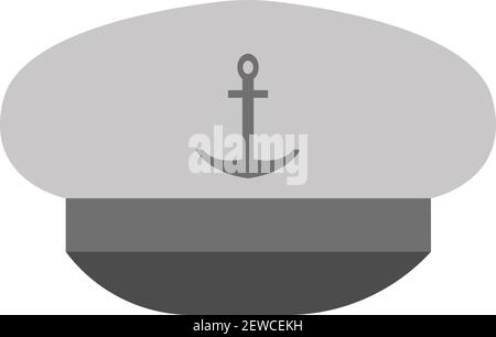 Sailors hat, illustration, vector on white background. Stock Vector