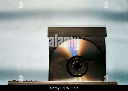 close up of vcd or dvd player with open tray Stock Photo - Alamy