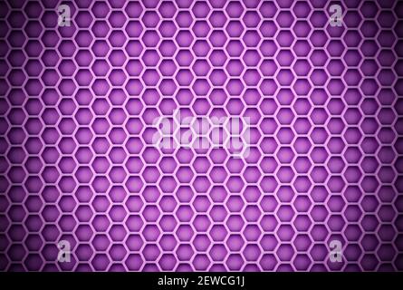 abstract pink honeycomb unobtrusive sharp background with vignette. Stock Photo