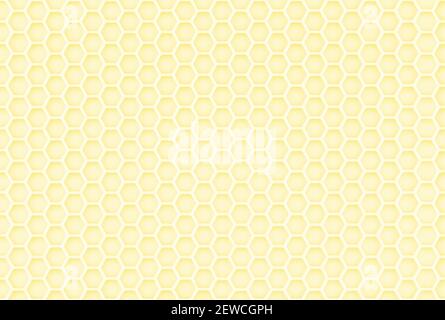abstract yellow seamless honeycomb texture and unobtrusive sharp background. Stock Photo