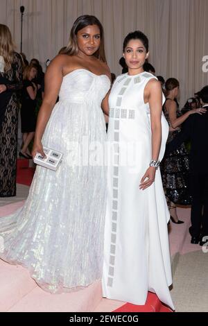 Tory Burch, Mindy Kaling, Freida Pinto attending the Metropolitan Museum of  Art Costume Institute Gala: Manus x Machina: Fashion in the Age of  Technology held in New York, USA Stock Photo 