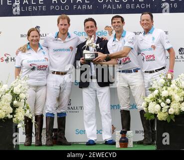Melissa Ganzi, Prince Harry, Malcom Borwick and Bob Jornayvaz first