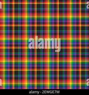 Rainbow Plaid, checkered, tartan seamless pattern suitable for fashion  textiles and graphics Stock Photo - Alamy