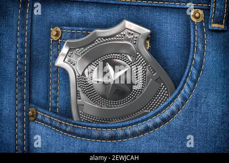 undercover cop badge