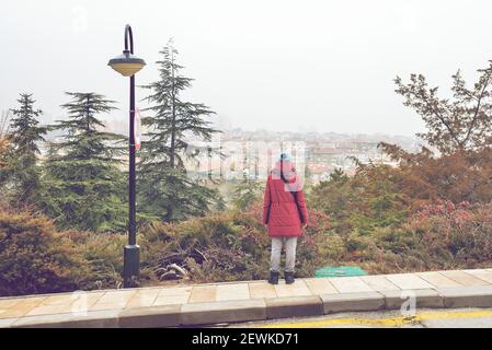 View from Anitkabir  to Ankara Stock Photo