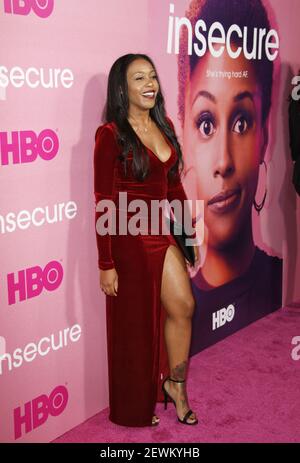 Actress Dominique Perry attends the Los Angeles Premiere of new HBO