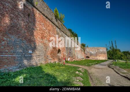 Zrinyi Fortress walls, Szigetvar, Southern Transdanubia, Hungary, Central Europe Stock Photo