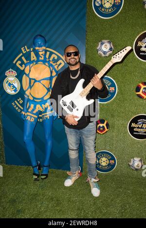 HOLLYWOOD, FLORIDA - JULY 27, 207: Miami Dolphins Alumni Terry Kirby is  seen during arrivals at El Clasico Miami 2017 VIP Party at Hard Rock Live  at Seminole Hard Rock Hotel &