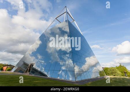 The Inspire Pyramid at Hornbeam Park, Harrogate - a glass pyramid ...