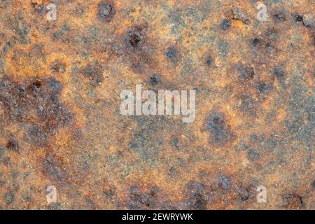 Rusted iron texture for background and graphic elements Stock Photo