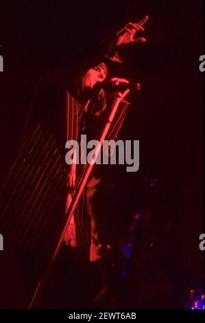 Spike Gray from The Quireboys live at the Town & County Club. London, February 22nd, 1990 | usage worldwide Stock Photo