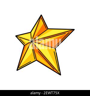 Illustration of star. Stock Vector