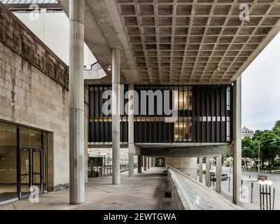 George L. Mosse Humanities Building at the University of Wisconsin Madison, designed by Harry Weese Stock Photo