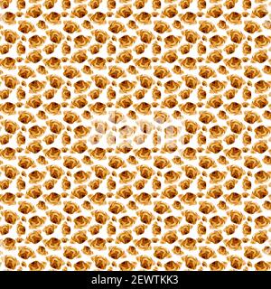 seamless surface pattern of a dogs face on a white background, ideal for material print on animal products or wrapping paper Stock Photo