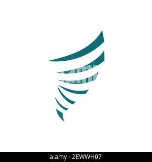 Tornado and cyclone logo symbol vector illustration design Stock Vector