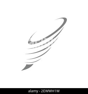 Tornado and cyclone logo symbol vector illustration design Stock Vector