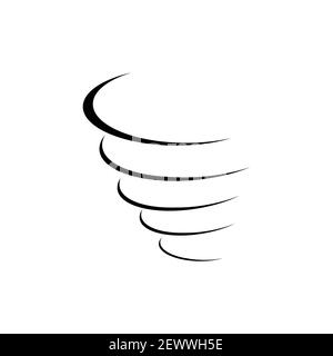 Tornado and cyclone logo symbol vector illustration design Stock Vector