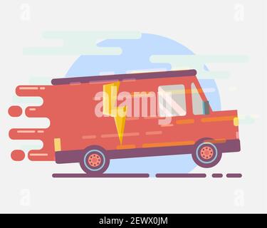 express shipping delivery concept icon vector illustration Stock Vector
