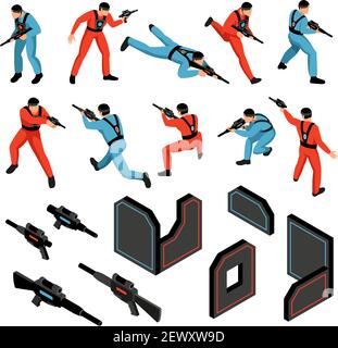 Laser tag children Stock Vector Images - Alamy