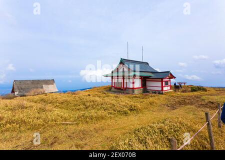 Mototsumiya Hakone shrine is located in Mt. komagatake in Hakone town. Stock Photo