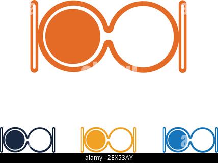 Hourglass logo Icon Vector Illustration design template Stock Vector