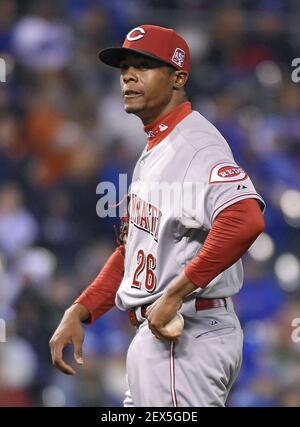Cincinnati Reds pitcher Raisel Iglesias (26) during game played against the New  York Yankees at Yankee