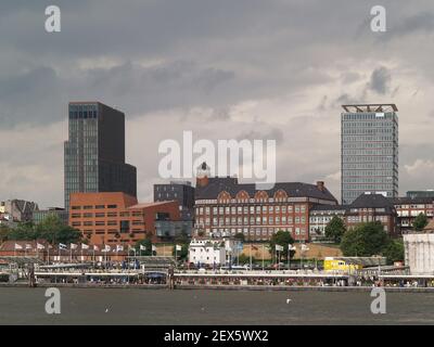Hamburg Harbour edge Stock Photo