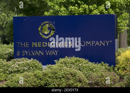 A logo sign outside of the headquarters of The Medicines Company in ...