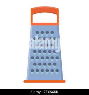 Kitchen metallic tetrahedral grater Stock Vector