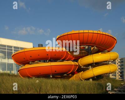 Waterslide in Westerland, Germany Stock Photo