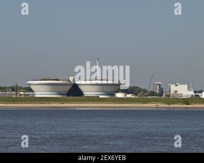 Dow Chemical in Stade, Germany Stock Photo