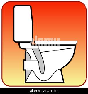 Toilet bowl Stock Photo