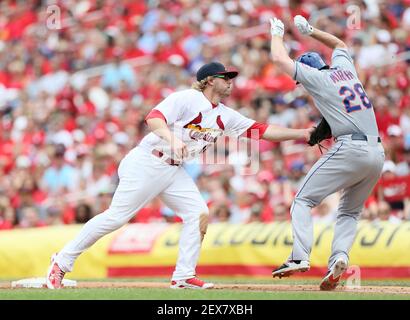 St. Louis Cardinals starting pitcher Chris Carpenter (29) digs into the  mound during the Cardinals game against the Washington Nationals at Busch  Stadium in St. Louis, Missouri. (Credit Image: © David Welker/Southcreek