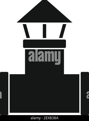 Ventilation metal pipe icon, simple style Stock Vector Image & Art - Alamy