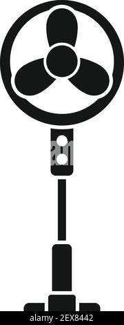 Room fan stand icon, simple style Stock Vector