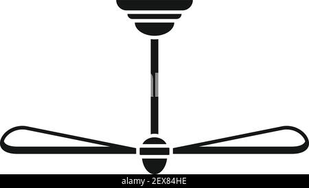 Room propeller icon, simple style Stock Vector