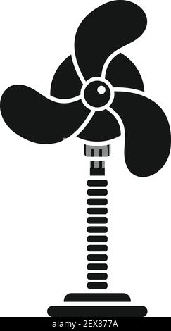 Room fan icon, simple style Stock Vector