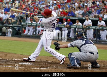 Texas Rangers' Josh Hamilton during a baseball game against the Baltimore  Orioles Friday, July 9, 2010, in Arlington, Texas. (AP Photo/Tony Gutierrez  Stock Photo - Alamy