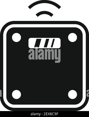 smart scales phone app icon color illustration Stock Vector Image & Art ...